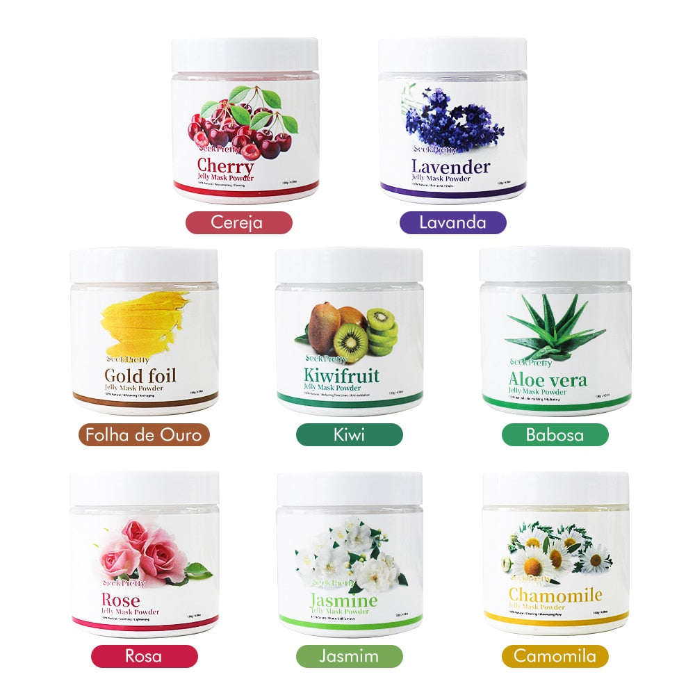 Máscara Facial Natural de geléia em pó - anti-enrugamento - Últimas Unidades