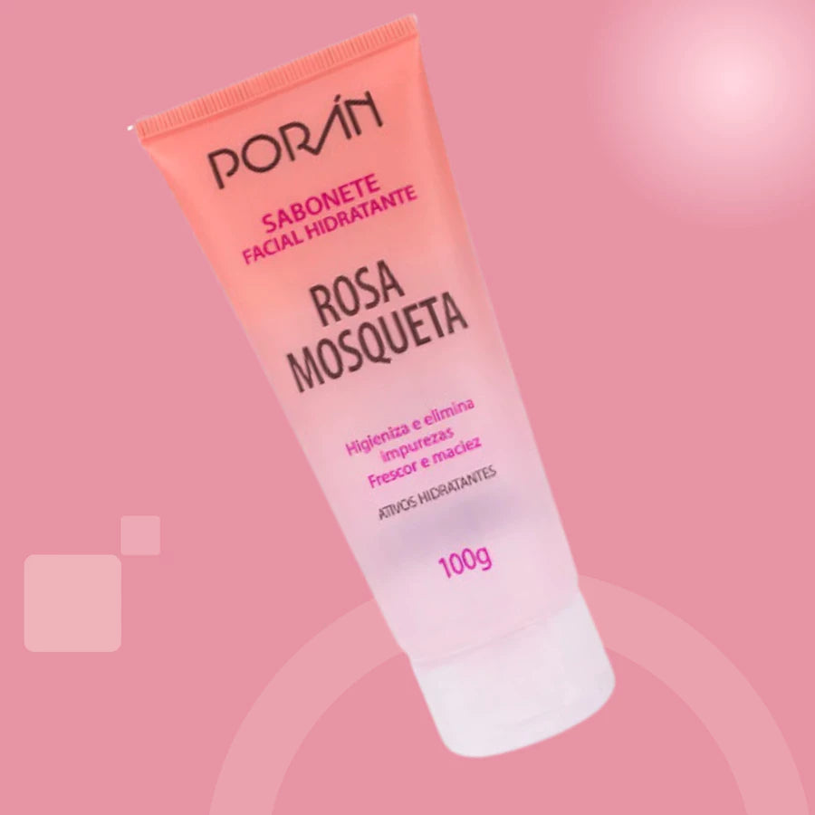 Sabonete Facial Rosa Mosqueta - Vegano - 100g