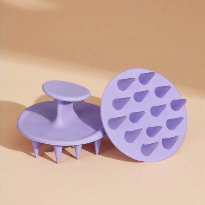 Escova Massageadora de Silicone para Cabelo – Crescimento Acelerado e Fortalecimento Capilar