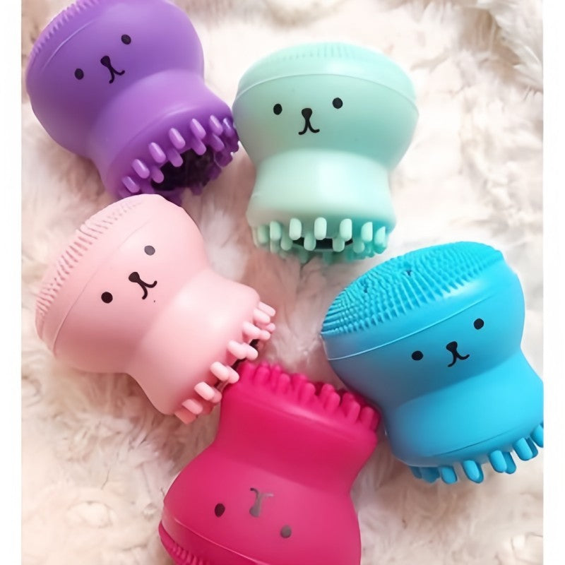 6 Uni Esponja Limpeza Facial Esfoliante Massageador Rosto Polvo/Para Base/Corretivo/Contorno/Skin Care