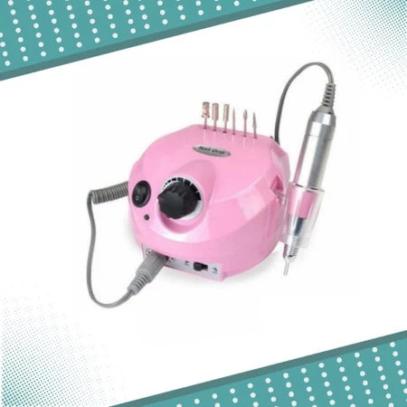 Lixadeira Elétrica Motor Porquinho 30.000-50000 Rpm Profissional Unhas Bivolt Pedal SIOUX Nail Dril