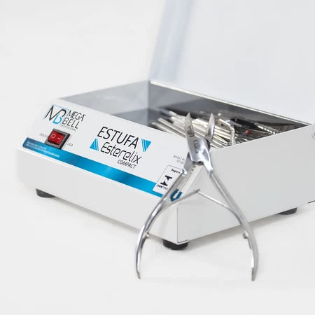 Estufa Esterilizadora para Alicates de Unha Manicure Pedicure Mega Bell