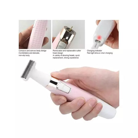 Aparador Elétrico de pelos femininos Pernas Axilas Virilha Kemei KM-1900 Recarregável Portatil imperio