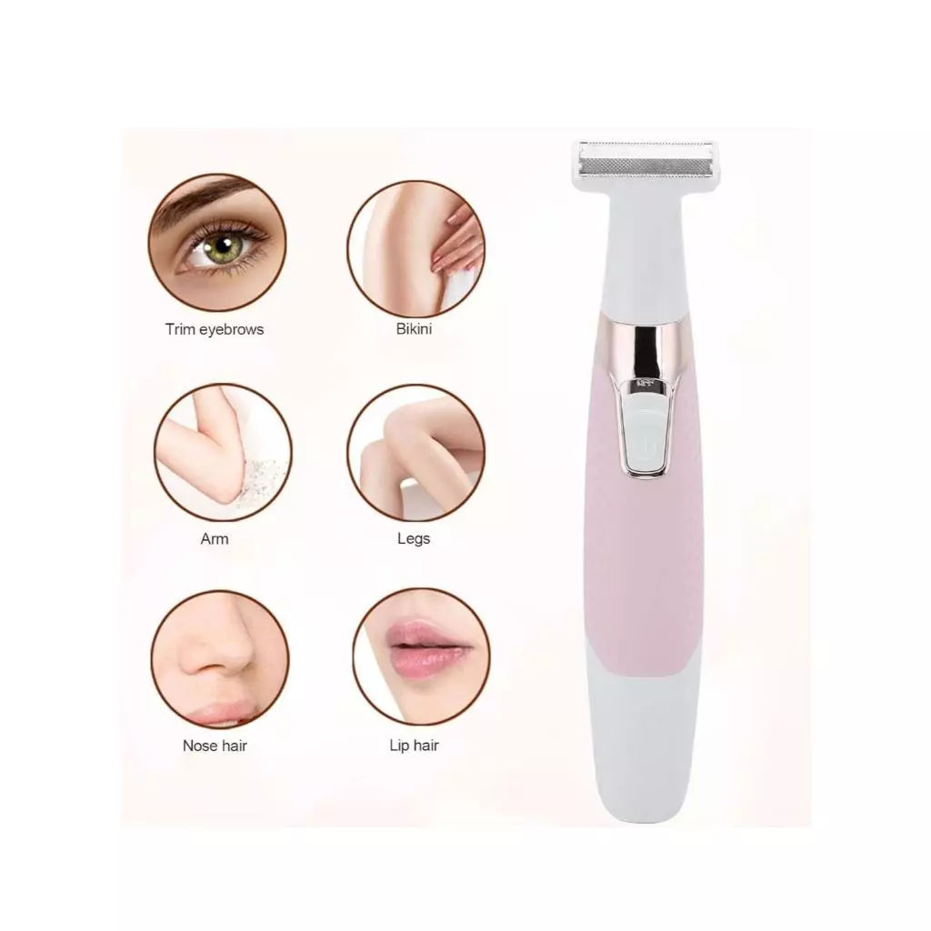 Aparador Elétrico de pelos femininos Pernas Axilas Virilha Kemei KM-1900 Recarregável Portatil imperio