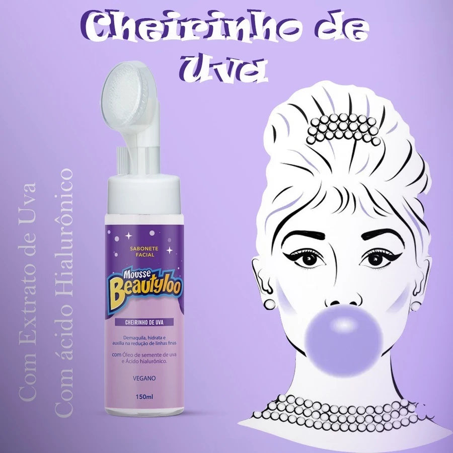 Mousse Beautyloo – Sabonete Facial com Cheirinho de Morango 150ml