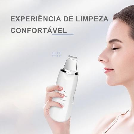 Aparelho de Peeling Ultrassônico Limpador Facial Anti-rugas Sonic Skin Ionização SM03