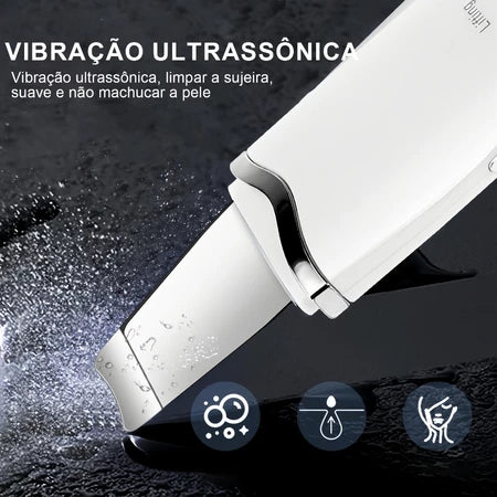Aparelho de Peeling Ultrassônico Limpador Facial Anti-rugas Sonic Skin Ionização SM03