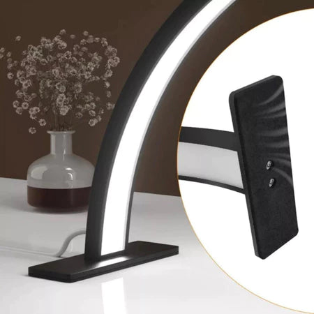 Luminária Arco Meia-Lua De Mesa Para Manicure, Estética, Unhas Com Controle
