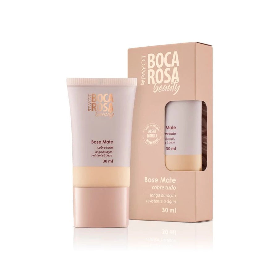 Base Líquida Boca Rosa Matte Perfect - 30ml + Brinde (Máscara de cílios Boca Rosa)
