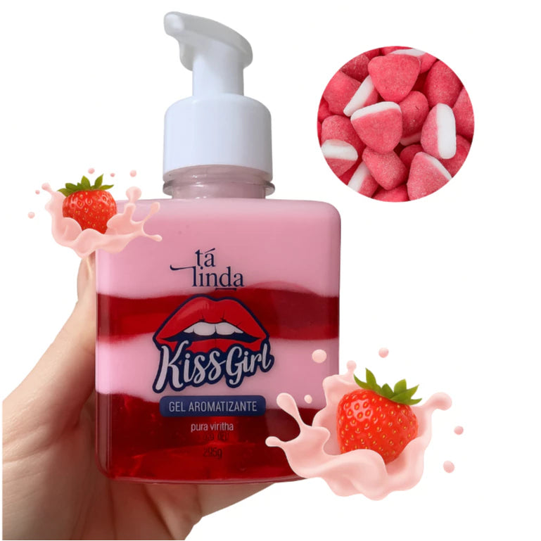 Gel Hidratante Beijável Kiss Girl - 250g