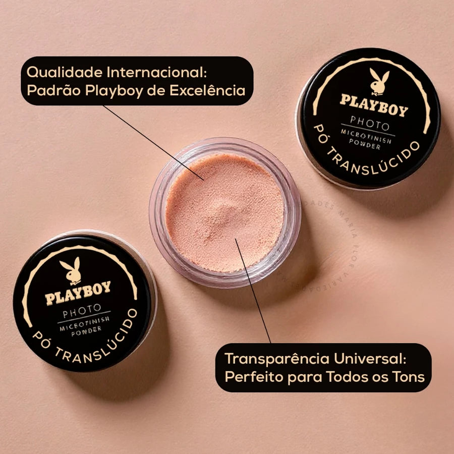 Pó Translúcido Playboy Photo Microfinish Powder