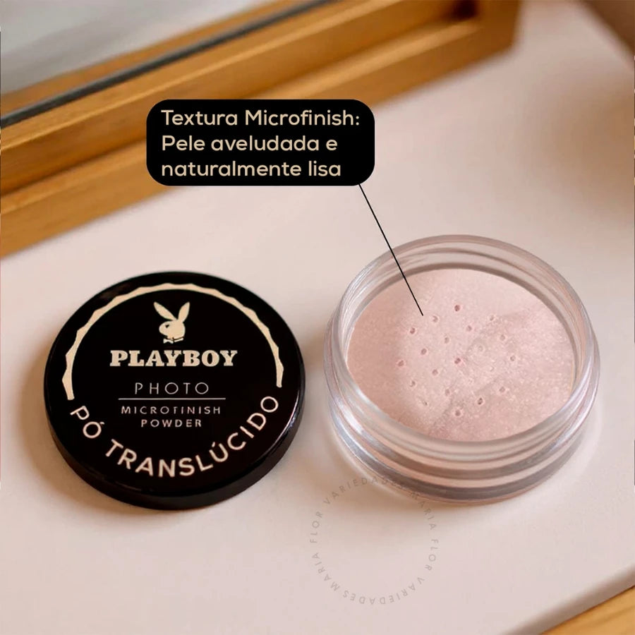 Pó Translúcido Playboy Photo Microfinish Powder